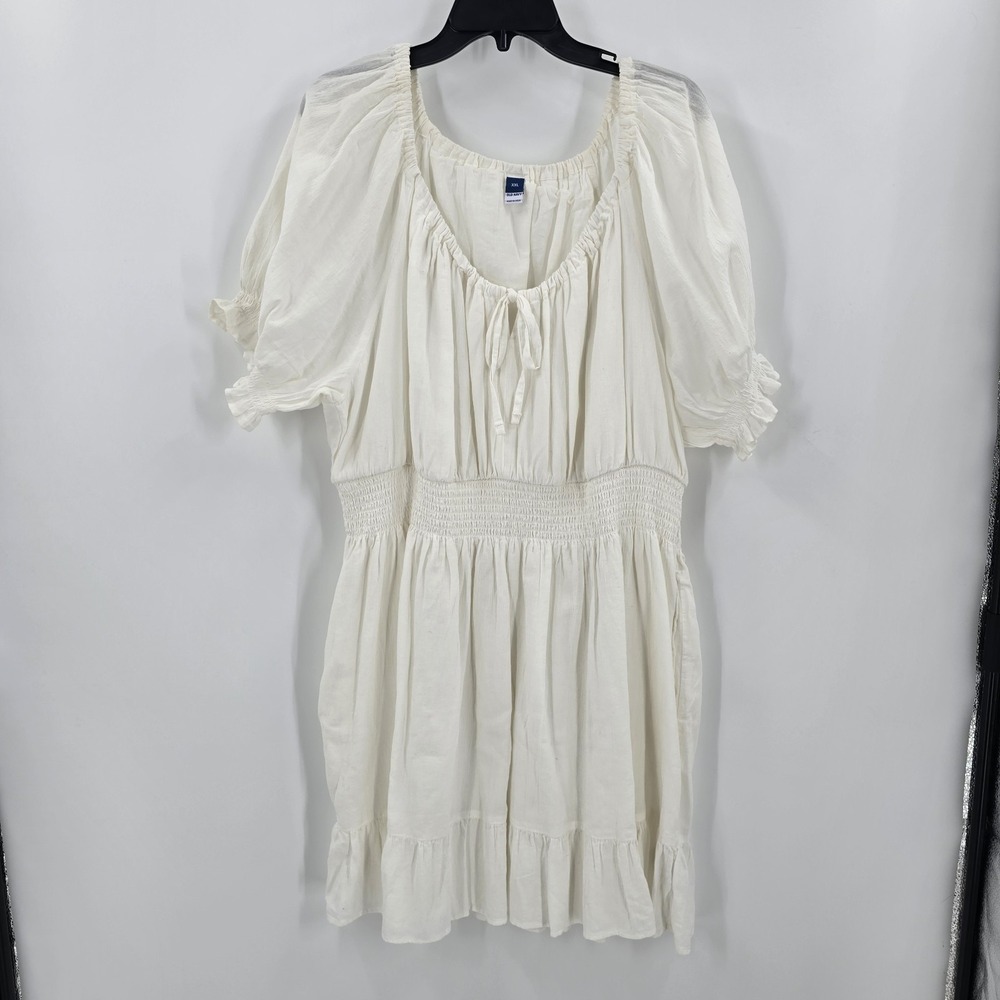 OLD NAVY Maxi Dress XXL White Boho Prairie